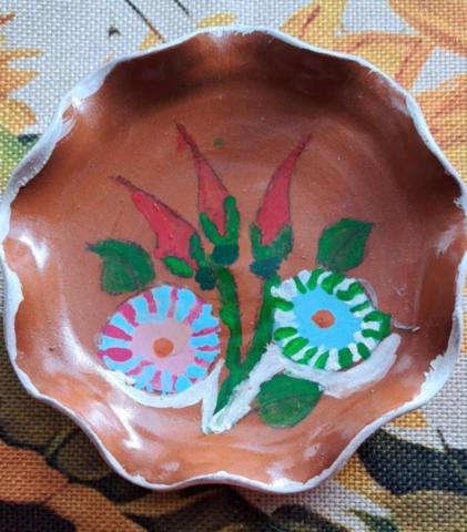 Kalocsai tányér, Aranyos Dávid festette