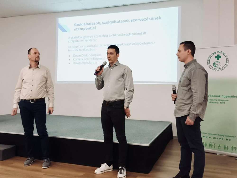 Prácser István, Sztrunga Dávid, Kis Gábor MAVE konferencián