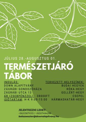 Természetjáró tábor