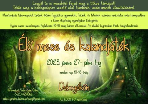 Élő mese és kalandjáték tábor 2023